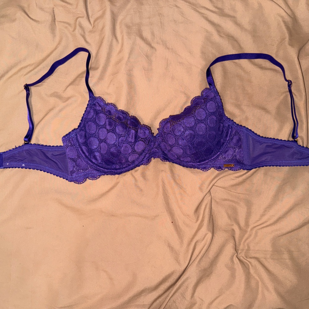 Savage X Fenty Purple Lace Bra